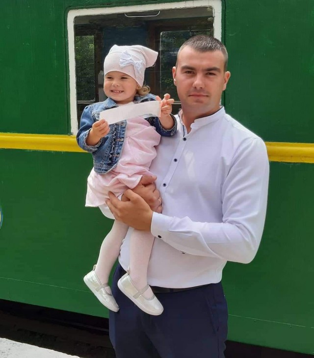 Богдан Данилюк з донечкою