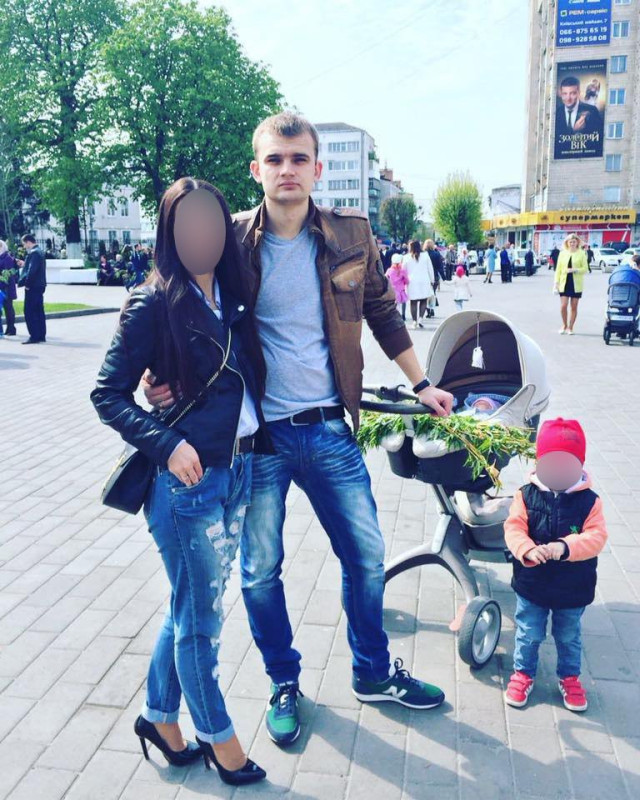 Тарас Гуцуляк разом з родиною