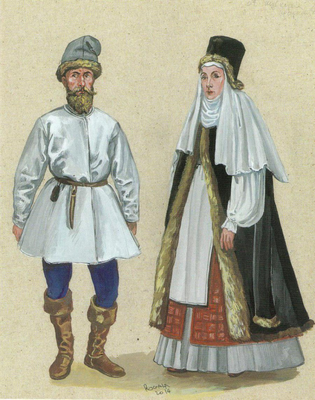 Волинські селяни ХVI ст. Реконструкцiя Сергiя Шаменкова