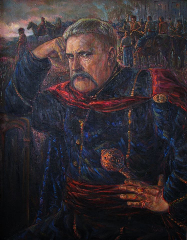 «Іван Степанович Мазепа-Колединський», 2010 рік. В образі Мазепи зображений волинський художник Володимир Жупанюк.