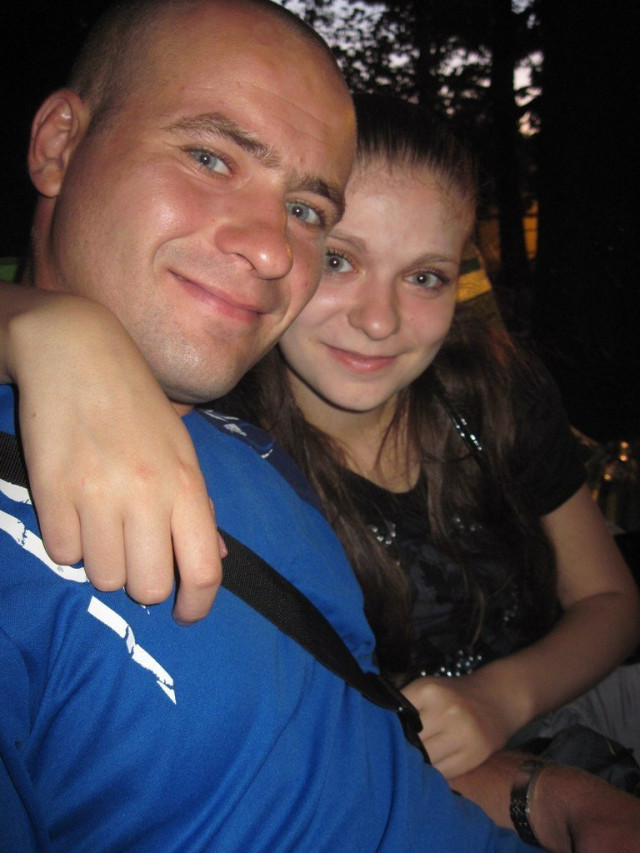 Марія Козолій з братом Олександром