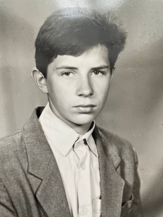 Микола Булавка під час навчання в училищі