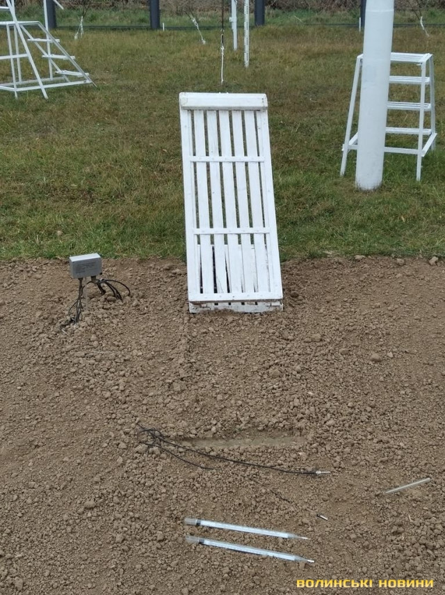 Ділянка для спостережень за температурою підстилаючої поверхні