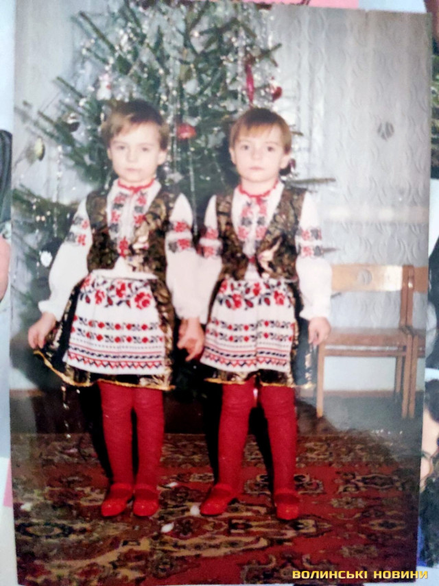 Оленка і Оля. Фото з особистого архіву родини Созонюків