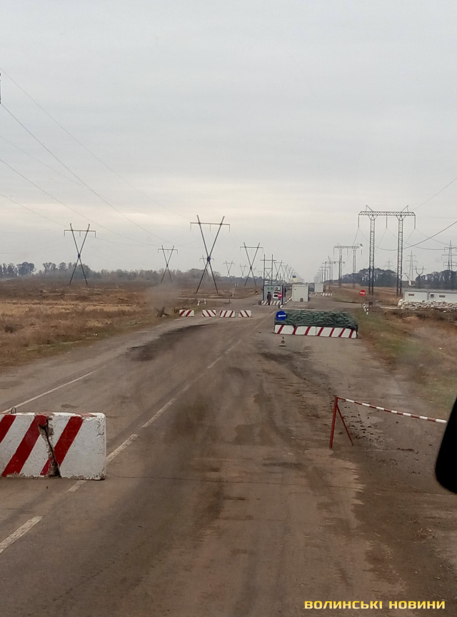 Блокпост Збройних Сил України поблизу Марїнки