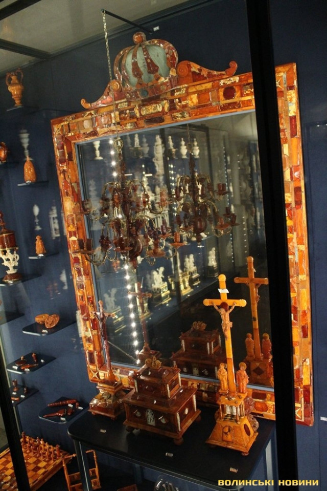 бурштинова колеція замку Росенборг у Копенгагені