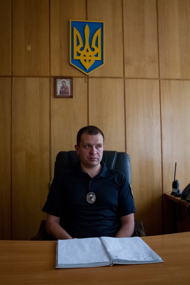 Виконувач обовязків начальника Переяслав-Хмельницького відділу поліції Андрій Медуниця.