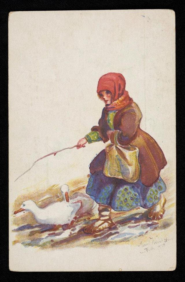 Пастушка гусей